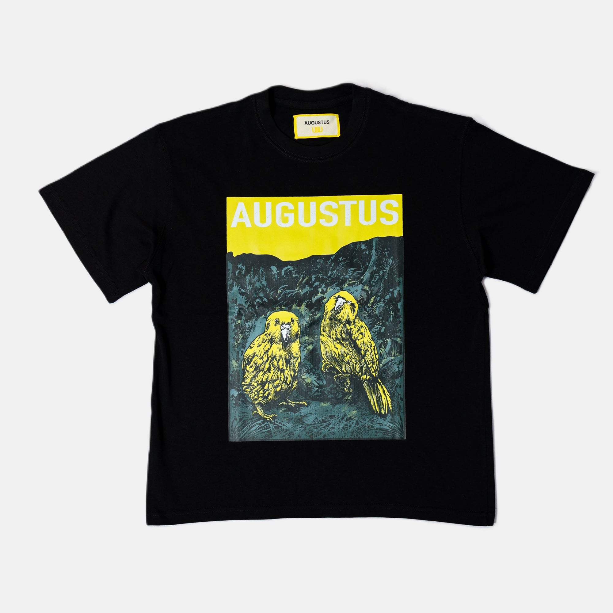 Kakapo birds t-shirt | black